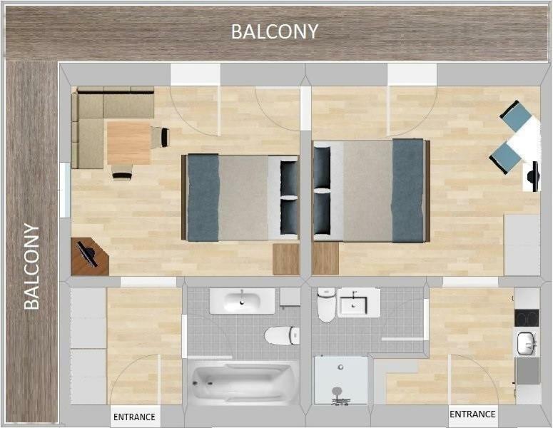 Kuehlerhof Aparthotel Anterselva di Mezzo Bagian luar foto